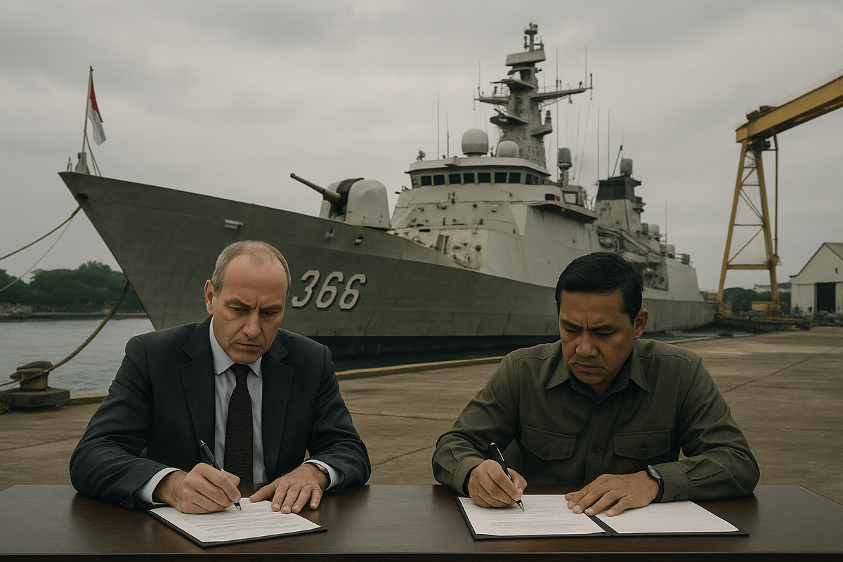 Fincantieri and PT PAL Indonesia Sign Modernization Agreement for Kri Sriwijaya