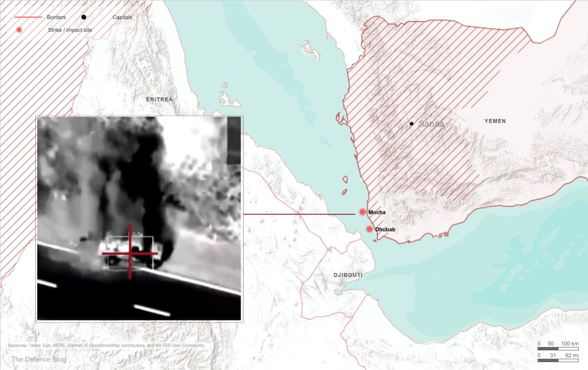 Yemeni Forces Target Houthis Near Mocha; US Military Engages Iranian Boats