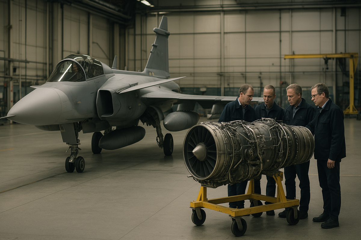 Saab and GKN Aerospace Enhance Collaboration on Gripen E/F Engine Development