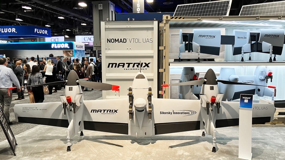 Sikorsky's Nomad 100 VTOL Drone Enhances Rapid Deployment with Fast Pack Container