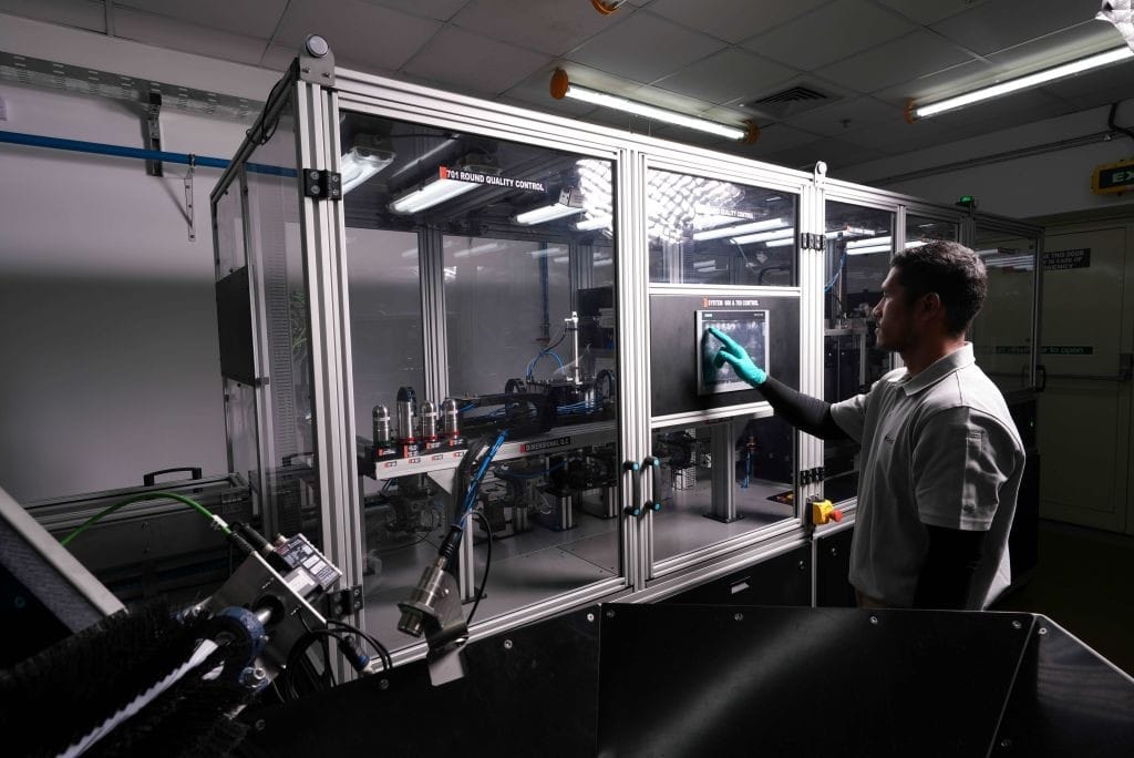 EDGE Achieves Full-Rate Production of Automated 40mm Ammunition Line