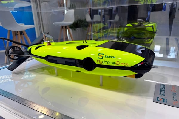 Seafuture 2025: Saipem's Sonsub Introduces Hydrone-D MCM Technology for the Italian Navy