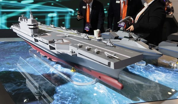 ADEX 2025: Hanwha Advances Its Ghost Commander Concept with the Unveiling of the Ghost Commander II Aircraft Carrier Model
