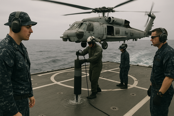 US Navy Explores Integrated Sonar System for Helicopter Operations