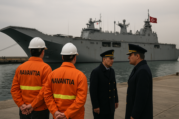 Navantia Signs Maintenance Agreement for Turkish Navy's TCG Anadolu