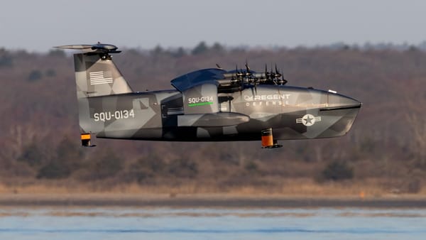 First Flight of the Regent Squire Wing-In-Ground Effect Drone Demonstrator