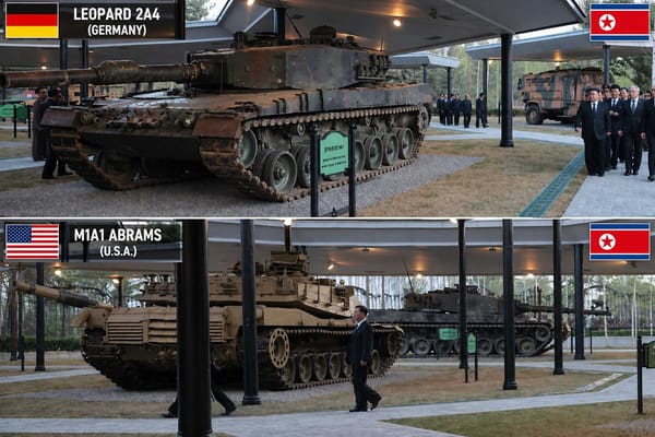 North Korea Analyzes Western Armor Through Display of Captured Tanks