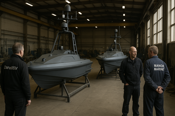 ZeroUSV and Manor Marine Collaborate to Enhance USV Production