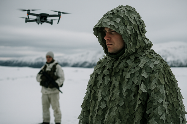 Saab Develops Innovative Poncho for Arctic Troops to Evade Drone Sensors