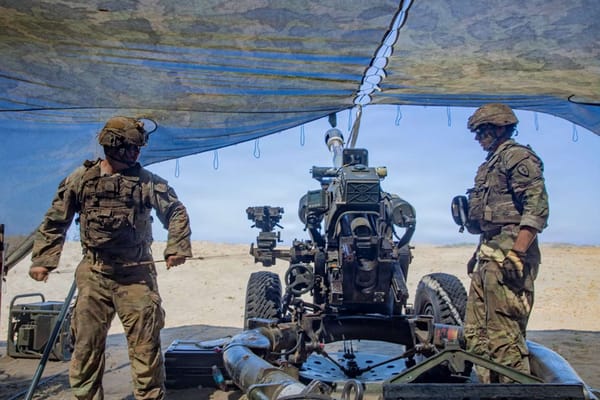 U.S. Army M119A3 Howitzers Conduct Coastal Defense Exercises in the Philippines