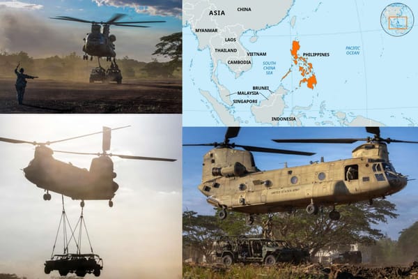 U.S. Army Conducts Chinook Airlift Training for M1301 Infantry Squad Vehicles in the Philippines