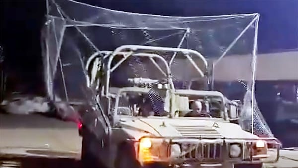 Israel Adopts Netting for Combat Vehicle Defense Against Hezbollah Drones