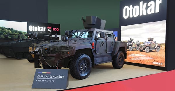 Otokar Introduces Romania-Built Cobra II Armored Vehicle at Bucharest Convention