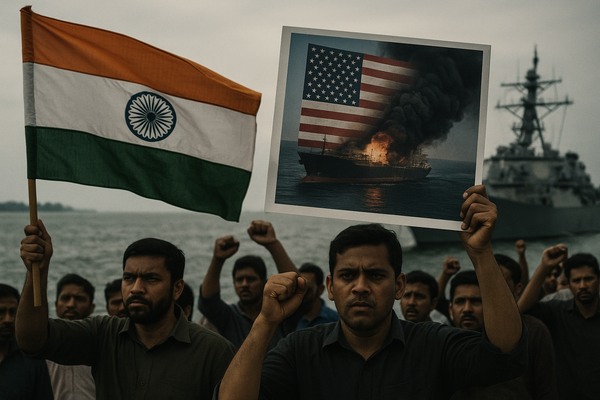 India Protests American Strikes on Merchant Vessels
