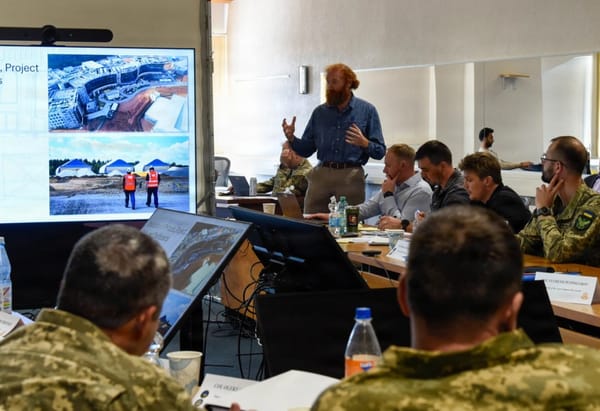US Army Engineers Provide Training to Ukrainian Officers on Reconstruction Management