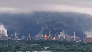 Ukrainian Drone Strike Targets Moscow Region Refinery
