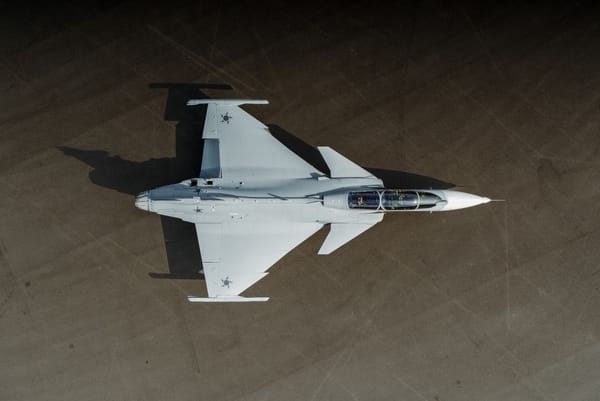 Saab Unveils First Gripen F Fighter Jet