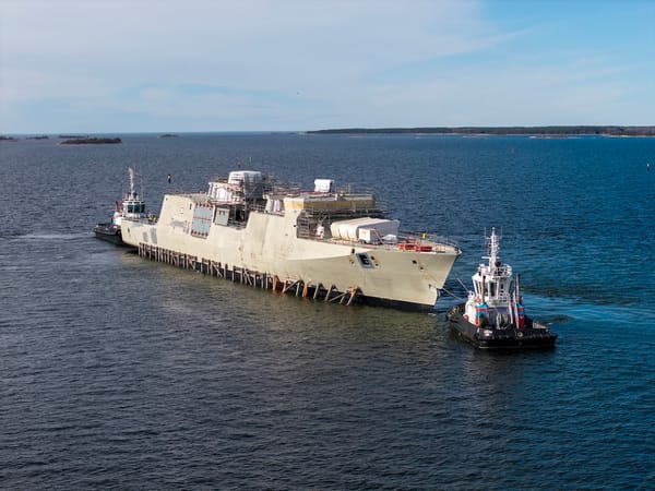Finnish Navy's Second Pohjanmaa-Class Corvette Launched