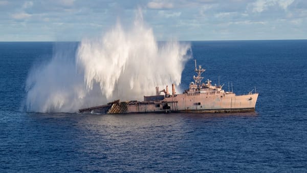 USS Juneau Sunk by Japanese Torpedo in Multinational Exercise