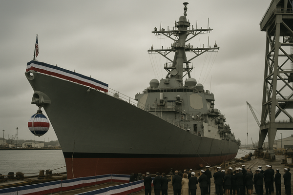 USS George M. Neal Christened as 81st Arleigh Burke-Class Destroyer