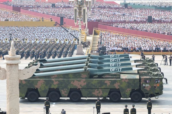 China Signals Military Capability with DF-17 Missile Broadcast