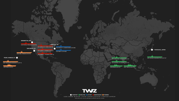 U.S. Navy Ships on Station for Blockade Operations