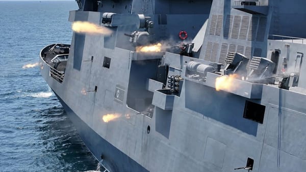 North Korea's Kang Kon Warship Showcases Heavy Armament in Demonstration