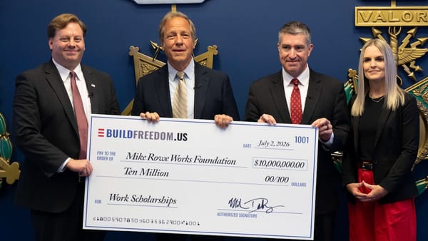 Pentagon Invests $10 Million in Skilled Trades Program with Mike Rowe Foundation