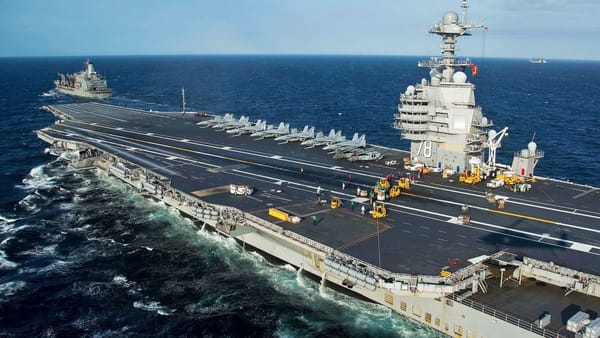 President Trump Proposes Relocation of Ford Class Carrier's Island Superstructure