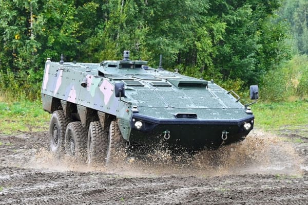 Patria Remote Operates AMV Armoured Vehicle from Tokyo to Finland