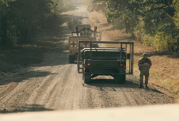 Oklahoma National Guard Tests Wire Mesh Cage Armor Against Drone Threats