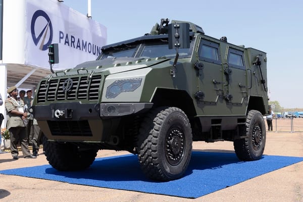 Paramount Unveils New Mbada Light Armoured Mobility Vehicle at AAD 2026