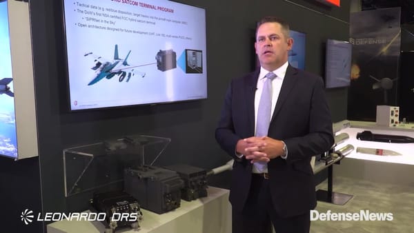 Leonardo DRS Unveils JTT-X Hybrid SATCOM for Tactical Aircraft Communications