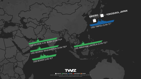 USS Theodore Roosevelt and USS Abraham Lincoln Maneuvering Amid Regional Tensions