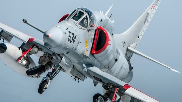 A-4 Skyhawks Continue Red Air Mission in European Skies