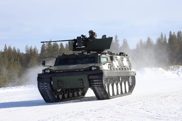 Finland and Sweden Procure First Patria TRACKX Tracked Vehicles